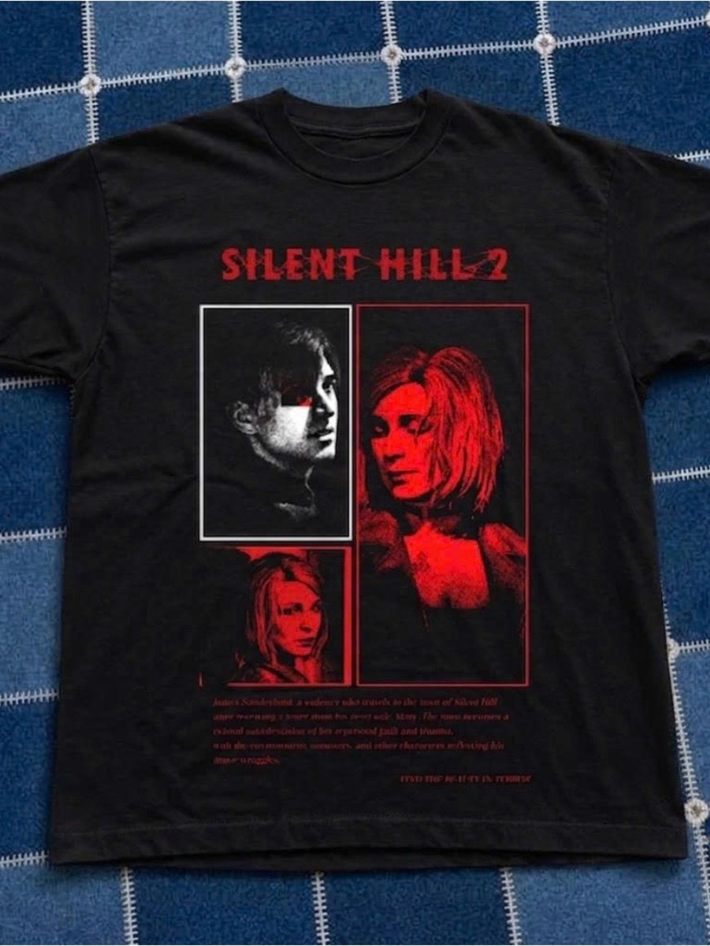 Silent Hill 2 Graphic Black T-Shirt